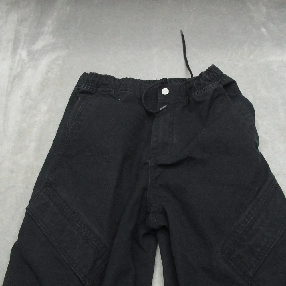 Jordan Pants Mens Small Black Chicago Utility Cargo Active Jog Relaxed 27x32‎